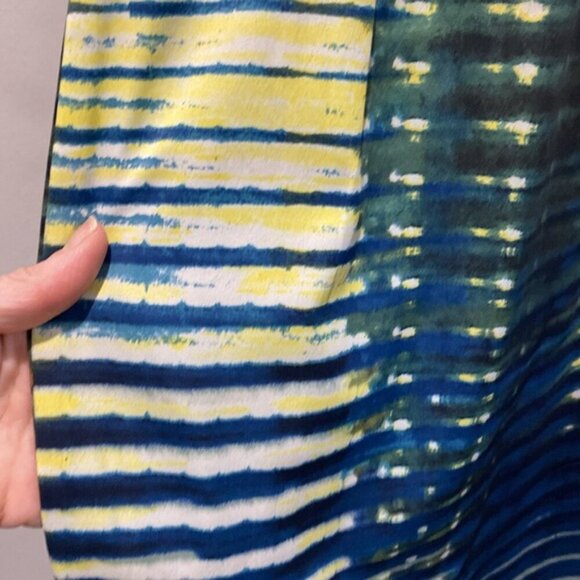 Karen Millen Modern Stripe Dress In Blue size 6 - Picture 6 of 16